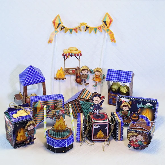Kit Digital de Corte Silhouette Festa Junina Luxo