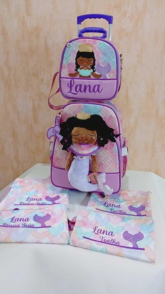 Kit Escolar Personalizado 6 Peças