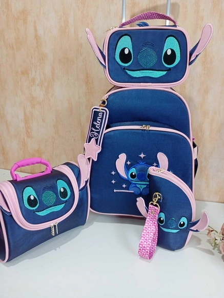 Kit Escolar Personalizado Stich