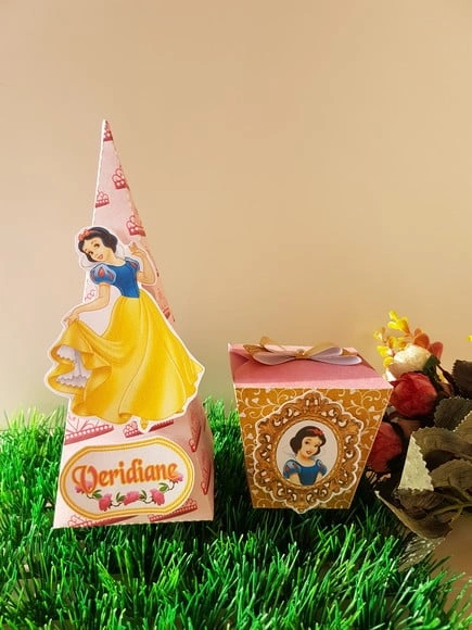 kit festa branca de neve (2 itens)