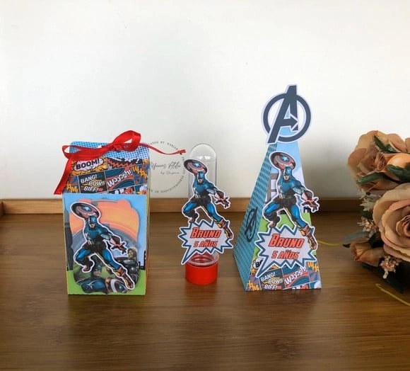 Kit festa capitao america