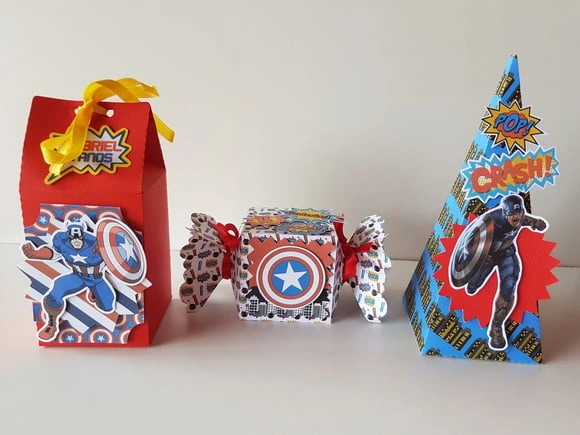 Kit festa capitao america