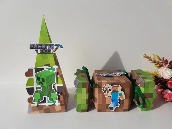 kit festa minecraft (2 itens)