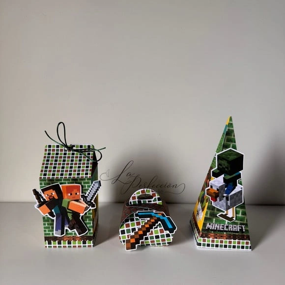Kit Festa Minecraft (30 Itens)