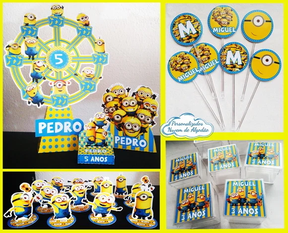 Kit Festa P (120 itens) -TODOS OS TEMA