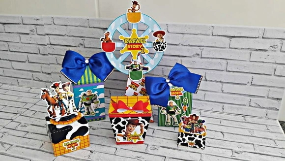 Kit Festa Personalizados 30 Peças - Toy Story