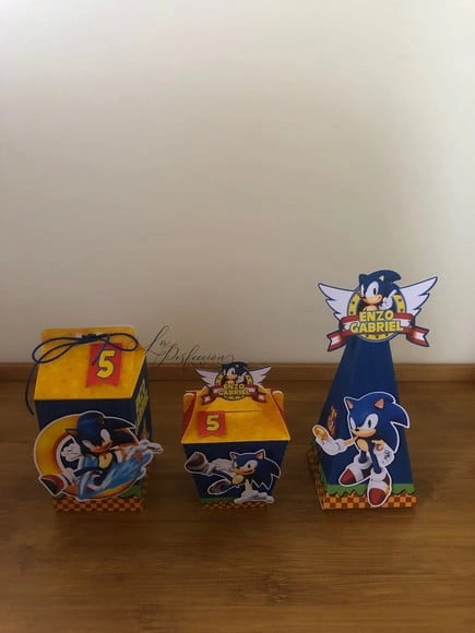 Kit Festa Sonic (30 Itens)