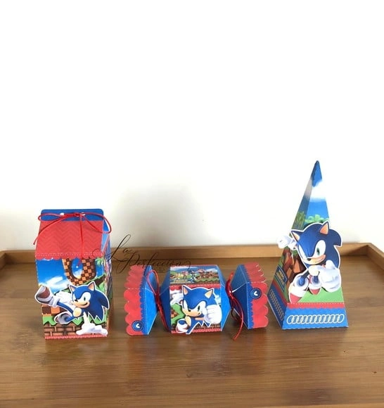 Kit Festa Sonic - 3 Caixas