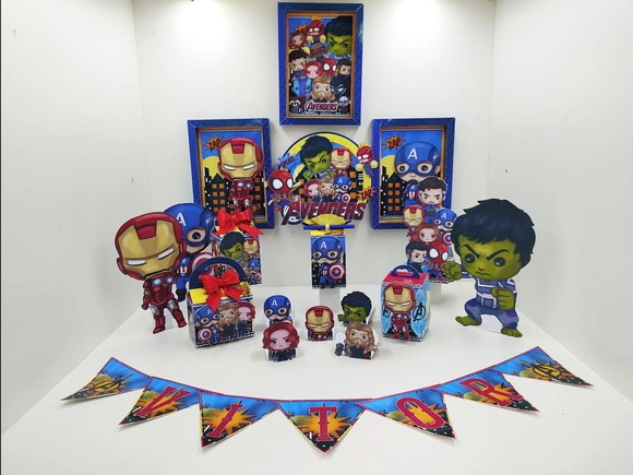 Kit Festa Um Só Bolinho -vingadores Cute