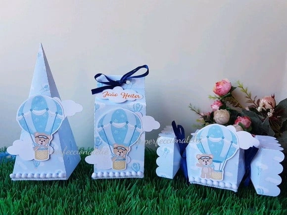 kit festa ursinho baloeiro (três itens)