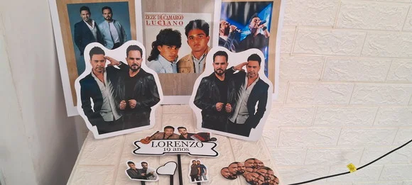 Kit Festa Zezé Di Camargo e Luciano Decorsção Aniversário