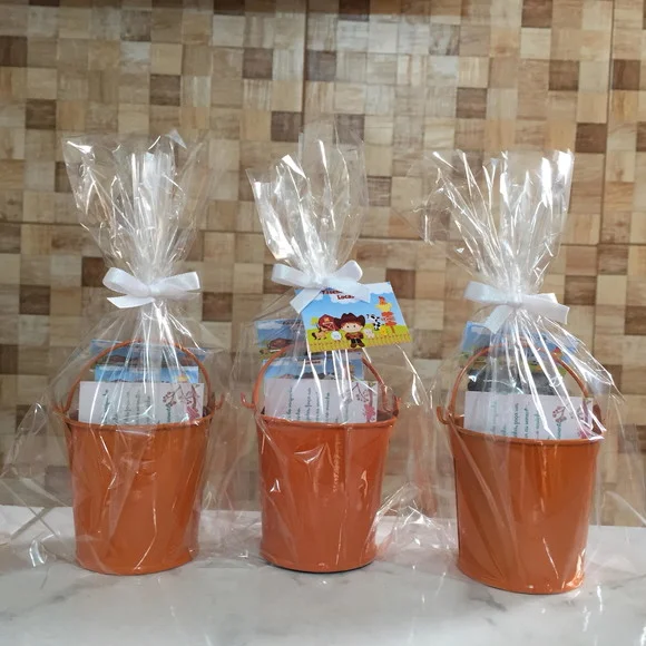 Lembrancinha Plantio Personalizado Kit Jardinagem Fazendinha
