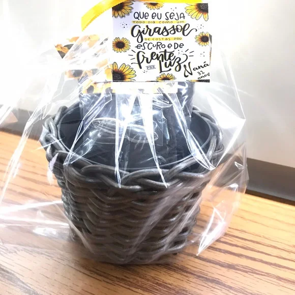 Lembrancinha festa Girassol - Kit Jardinagem lembrancinha personalizada