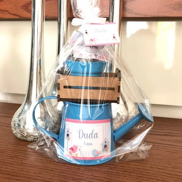 Lembrancinha passarinhos - Kit Jardinagem  personalizado