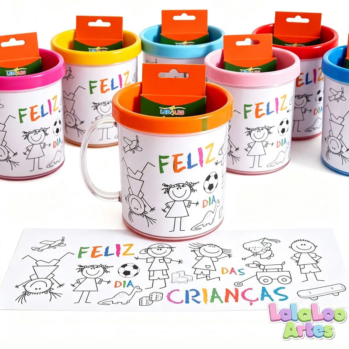 Kit Lembrancinha Dia das Crianças para Colorir
