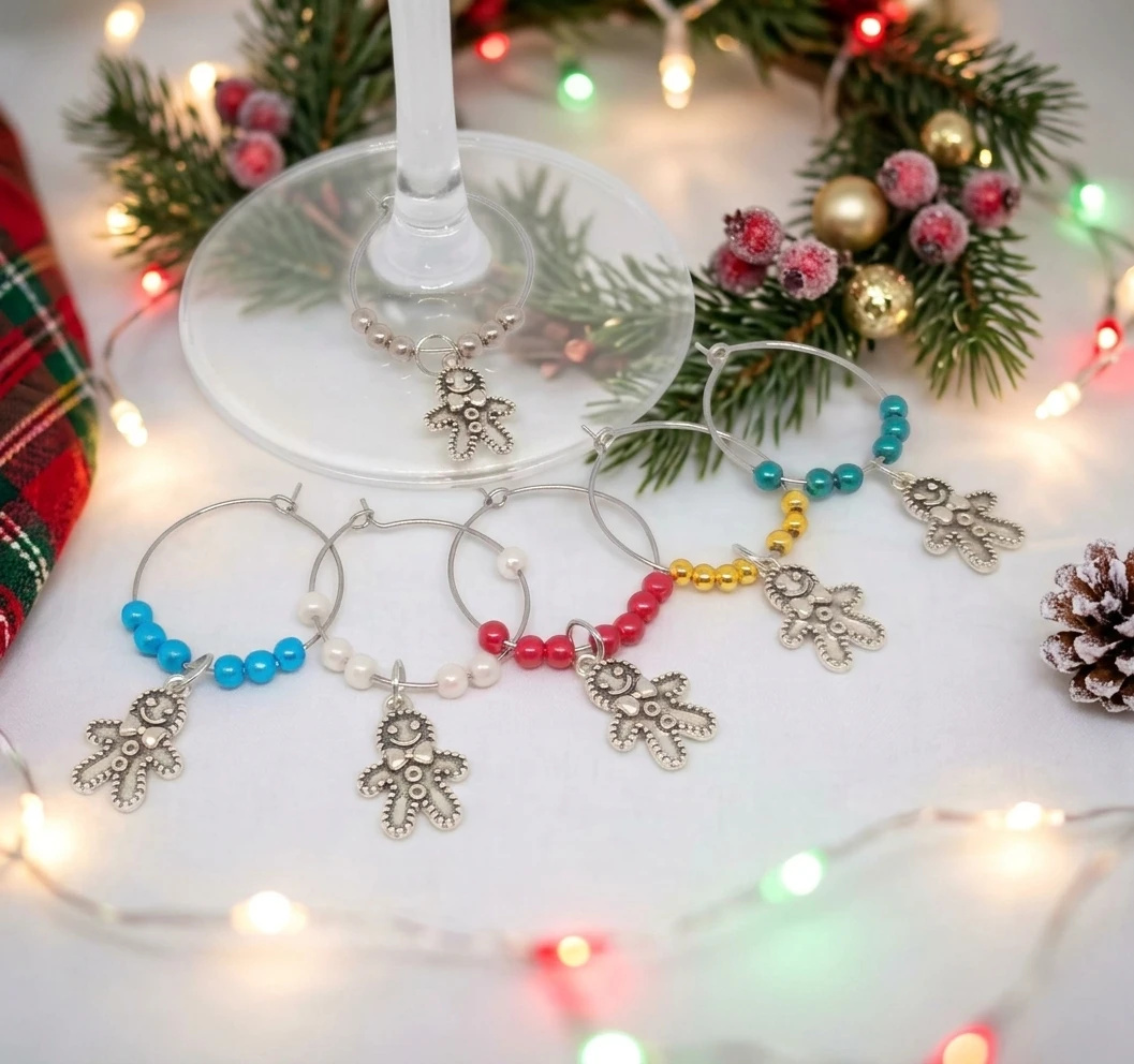 Kit Marcador De Taças Natal  (Escolha O Modelo)