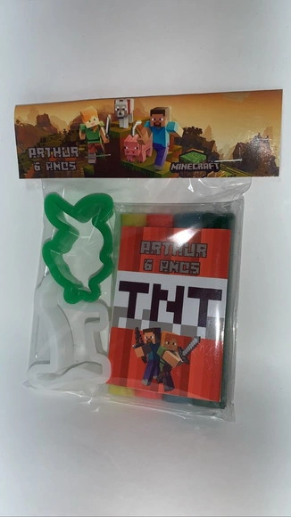 Kit Massinha e Molde Minecraft