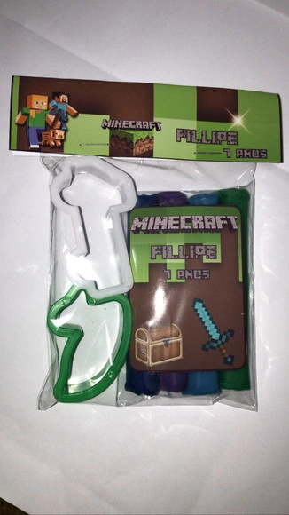 Kit Massinha Molde Minecraft
