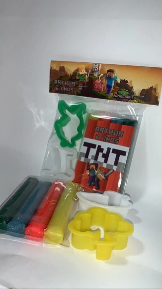 Kit Massinha e Molde Minecraft