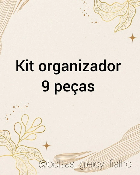 Kit Organizador 9 Peças