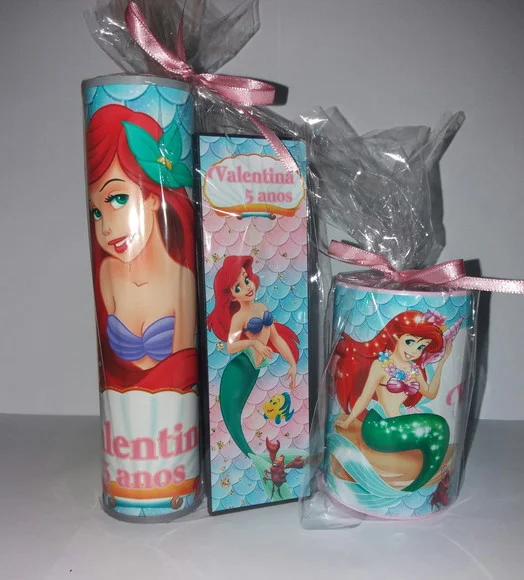 Kit Pega Vareta Dominó e Cofrinho Ariel
