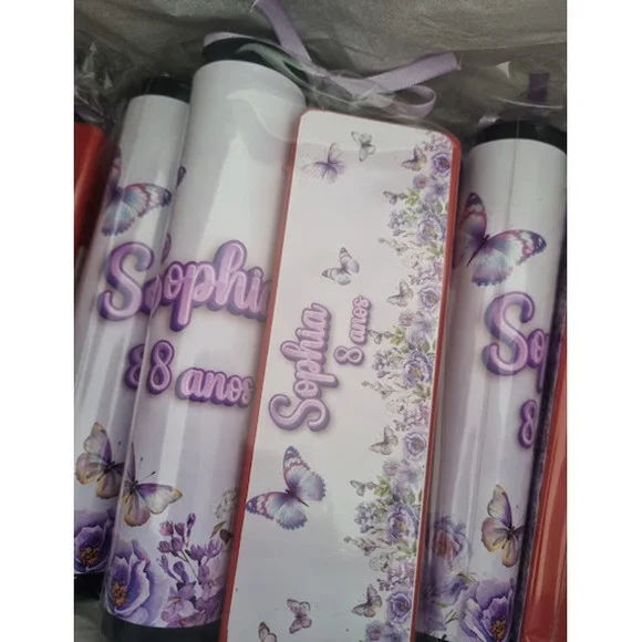 Kit Pega Vareta e Domino Borboletas Lilás