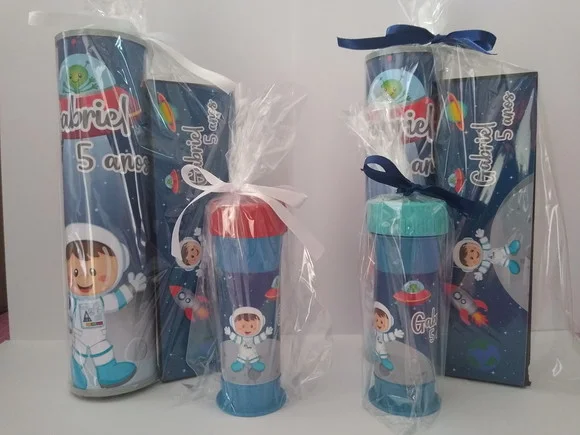 Kit Pega Vareta e Domino e Bolinha de Sabão Astronauta