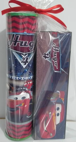 Kit Pega Vareta e Domino Personalizado Carros