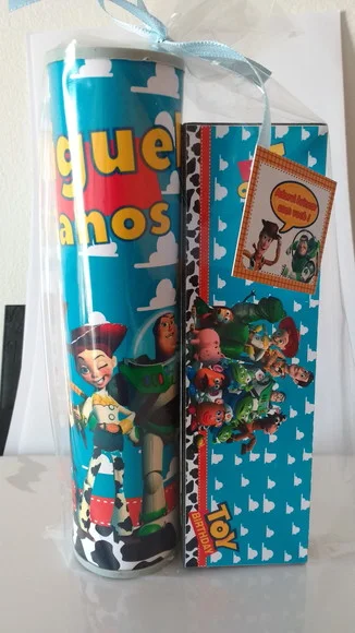 Kit Pega Vareta e Domino Personalizado Toy Story