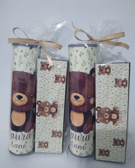 Kit Pega Vareta e Domino Personalizado Ursos