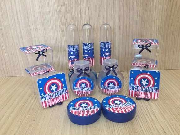 Kit Festa Capitão América