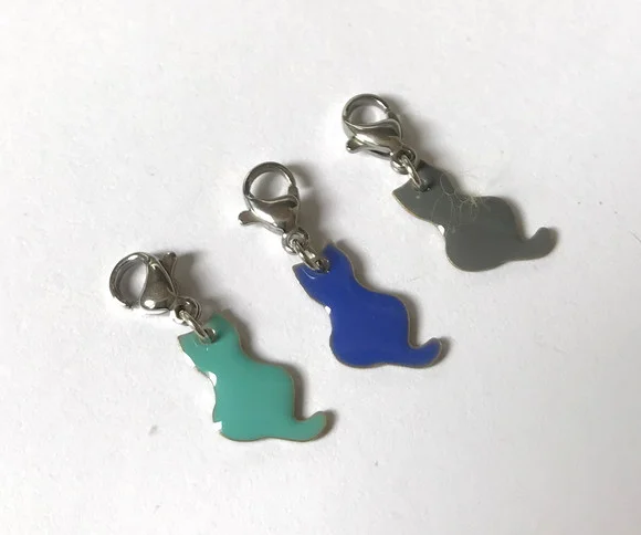 Kit Pingente Gato para Colar, Pulseira, Tornozeleira e Mais