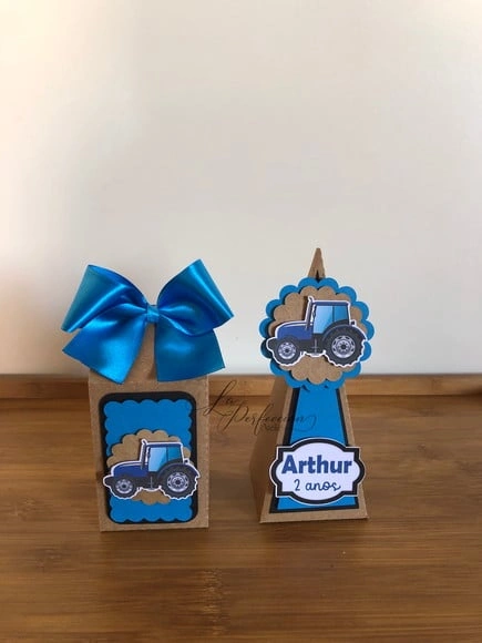 Kit Trator Azul - 20 Peças