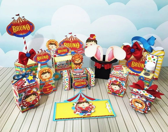 Kit Um Só Bolinho Circo
