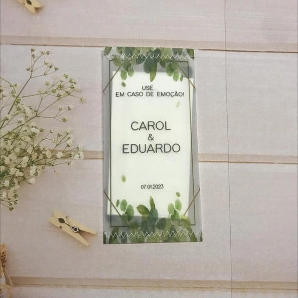 Lágrimas de Alegria Papel Vegetal com Folhas Ref.2280
