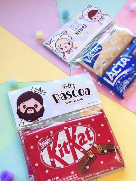 Lapela com Saquinho Páscoa
