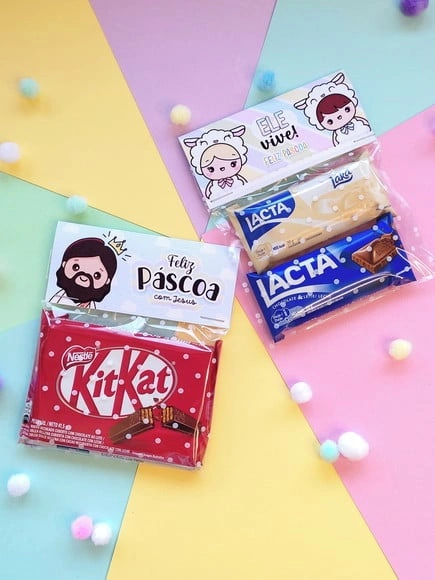 Lapela para Saquinho Páscoa