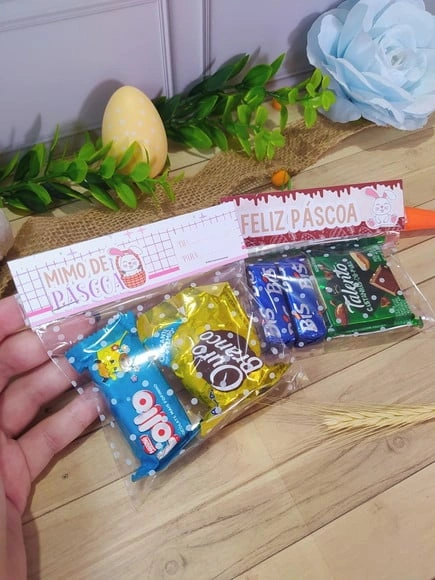 Lapela para Saquinho Páscoa