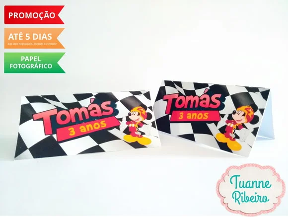 Lapela - Para saquinhos - Mickey