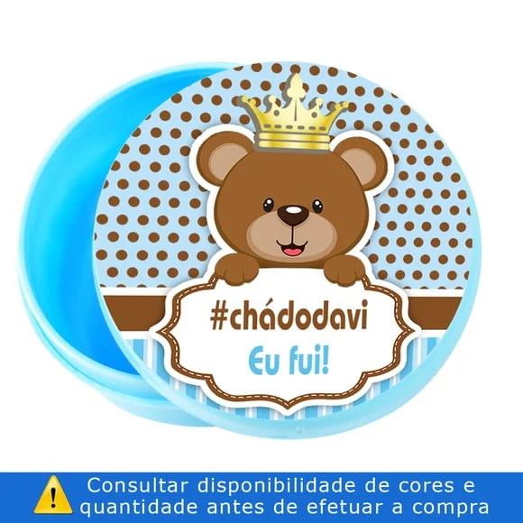Latinha Personalizada Colorida Azul