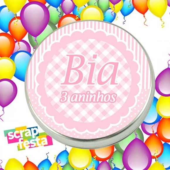 Latinha Personalizada Festa de Aniversário