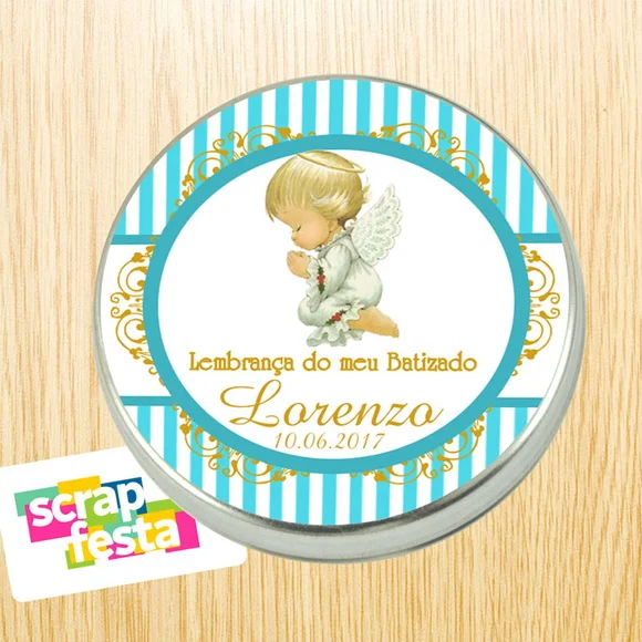 Latinhas Personalizadas Festa Batizado
