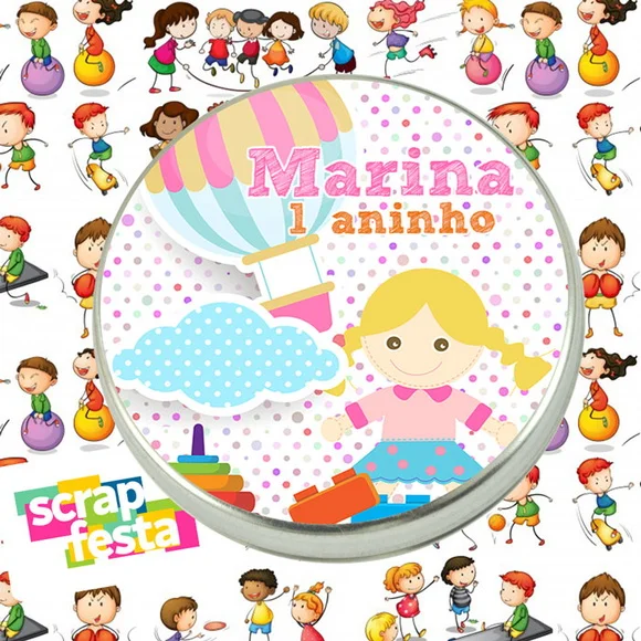 Latinhas Personalizadas Festa Brinquedos