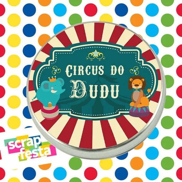 Latinhas Personalizadas Festa Circo