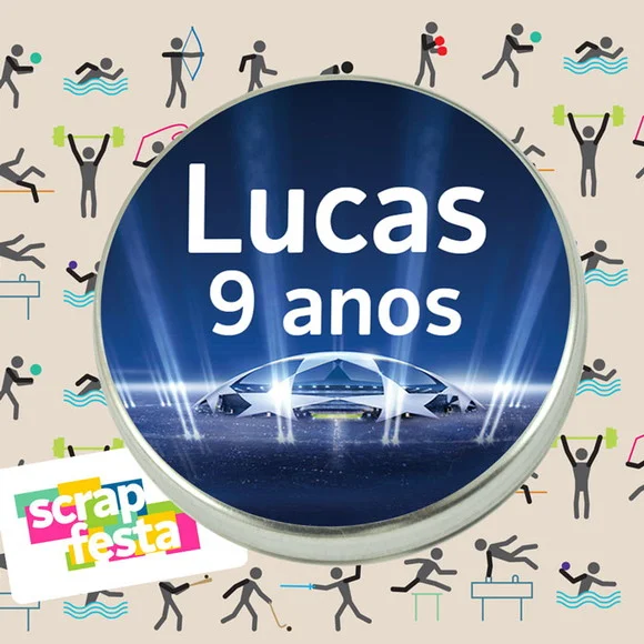 Latinhas Personalizadas Festa Futebol
