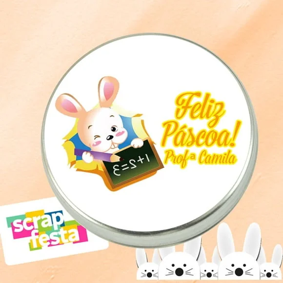 Latinhas Personalizadas Festa Páscoa