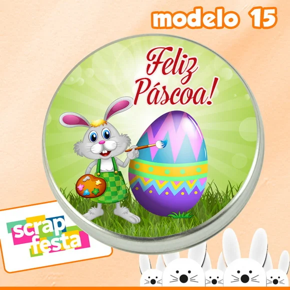 Latinhas Personalizadas Festa Páscoa