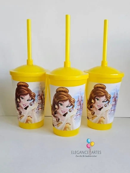 Copo Twister 400ml a Bela e a Fera