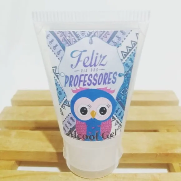 Lembrancinha Álcool Gel Professores