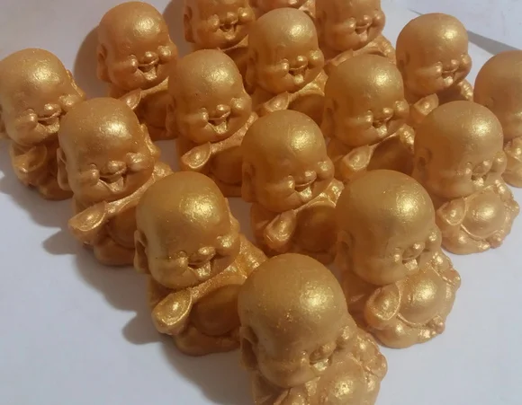 Lembrancinha Budinha Sorridente da Sorte, Indiano, Sabonete